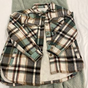 NWT Flannel Shacket